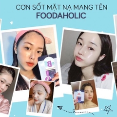 [LẺ] Mặt nạ giấy Foodaholic dưỡng da cấp ẩm chống lão hóa làm sáng da