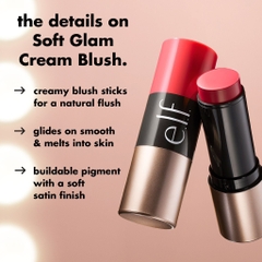 Má Hồng Thỏi ELF Soft Glam Cream Blush