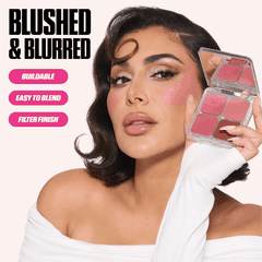 Má Hồng Huda Beauty Blush Filter Blurring Blushlighters Palette