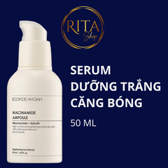 Tinh Chất Dưỡng Trắng Căng Bóng Giảm Mụn Boom De Ah Dah Niacinamide 10% + Arbutin 2% 50 ML