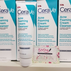SRM cho da dầu mụn Cerave Acne Foaming Cream Cleanser 150ml