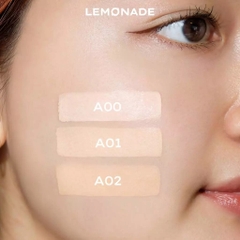 Phấn nước mỏng nhẹ kiềm dầu thuần chay chống nắng Lemonade SuperMatte No Makeup Cushion