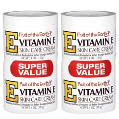 Kem dưỡng da dưỡng ẩm Vitamin E Fruit of the Earth skin care cream cho mặt tay và body chống lão hóa 113g