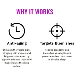 Serum Tẩy tế bào chết hóa học Good Molecules ban đêm giúp da sáng mịn, giảm thâm mụn