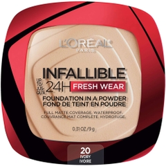 Phấn nền kiềm dầu Loreal Infallible 24 hours fresh wear powder foundation