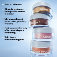 Phấn Phủ Dạng Bột Làm Mờ Kosas Cloud Set Translucent Loose Setting & Blurring Powder 20G