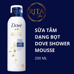 Sữa tắm dạng bọt Dove Shower Mousse dưỡng da mềm mại 200ml