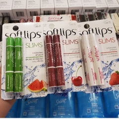 Cặp son dưỡng môi không màu trong suốt Softlips slim Spf 20