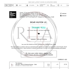 Serum tẩy tế bào chết hoá học The Ordinary AHA 30%+ BHA 2% Peeling Solution