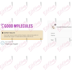 Serum Tẩy tế bào chết hóa học Good Molecules ban đêm giúp da sáng mịn, giảm thâm mụn