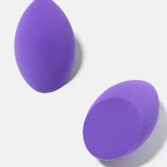 ??Mút tán trang điểm AOA Studio vạt xéo beveled màu tím??