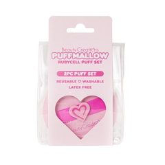 Set 2 Bông Phấn Beauty Creations Puffmallow Rubycell Puff Set