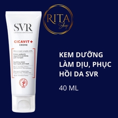 Kem dưỡng SVR làm dịu phục hồi da dành cho da bị nứt nẻ, mẫn đỏ CICAVIT+ Crème 40ml