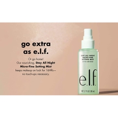 Xịt giữ lớp trang điểm tới 16h ELF Stay All Night Micro-fine setting mist 80ml