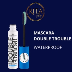 Mascara Essence Double Trouble Waterproof làm dài và cong mi phiên bản chống nước