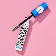 Mascara Essence Double Trouble Waterproof làm dài và cong mi phiên bản chống nước