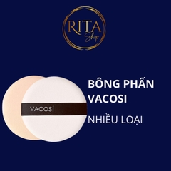 Bông phấn khô trang điểm Vacosi