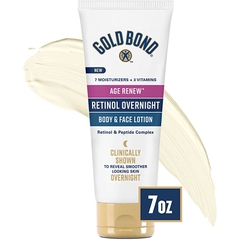 Kem dưỡng Gold Bond Age Renew Retinol Overnight chống lão hóa dành cho mặt và cơ thể 198g