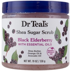 Tẩy tế bào chết dưỡng da Dr Teal's Shea Sugar 538g