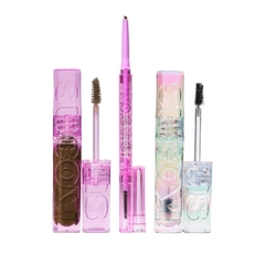 Set kẻ chân mày full size Kosas Brow Team Eyebrow Pencil + Eyebrow Gel Trio Set
