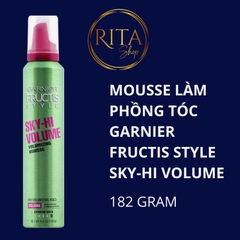 Mousse xịt làm phồng tóc Garnier Fructis Style Sky-Hi volume 183g