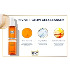 Gel rửa mặt Roc Multi Correxion Glow + Revive làm sáng da