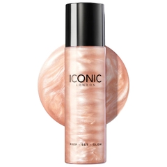 Xịt khóa nền dưỡng ẩm da Iconic London Prep Set Glow