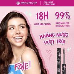 Mascara Essence Lash Goals Volume Curl Waterproof chuốt mi làm dài và làm dày mi không gây bết dính 7,5ml