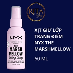 Xịt giữ lớp trang điểm NYX The Marshmellow Setting Spray