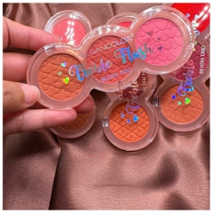 Hộp 3 ô phấn má hồng Kleancolor Treble Flush