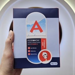 [HỘP 10 MIẾNG] Mặt nạ giấy Foodaholic dưỡng da cấp ẩm chống lão hóa làm sáng da