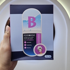 [HỘP 10 MIẾNG] Mặt nạ giấy Foodaholic dưỡng da cấp ẩm chống lão hóa làm sáng da