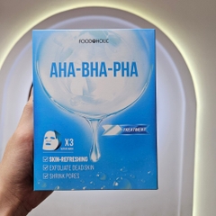 Hộp 10 Miếng Mặt Nạ Foodaholic AHA-BHA-PHA