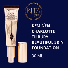 Kem nền Charlotte Tilbury Beautiful Skin Medium Coverage Liquid Foundation with Hyaluronic Acid