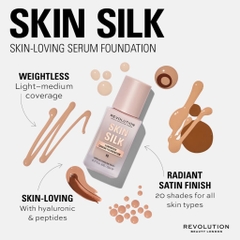 Kem nền Makeup Revolution Skin Silk Serum 23ml