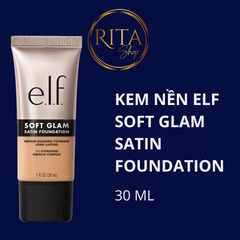 Kem nền dưỡng ẩm Elf Soft Glam Satin Foundation 30ml