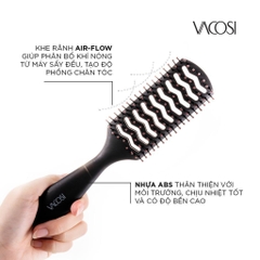 Lược bán nguyệt tạo kiểu & phồng tóc VACOSI Hair Brush - C08