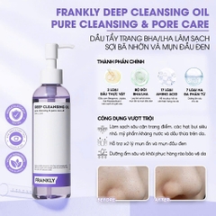 Dầu Tẩy Trang BHA/LHA Frankly Deep Cleasing Oil