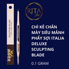 Chì kẻ chân mày siêu mảnh phẩy sợi Italia Deluxe Sculpting Blade
