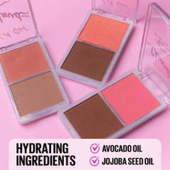 Bảng má hồng và tạo khối LA Girl On Cloud Nine Bouncy Blush Bronzer