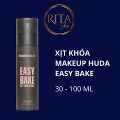 Xịt khóa nền / Xịt khóa makeup Huda Beauty Easy Bake Blurring Setting Spray with 16 hour wear