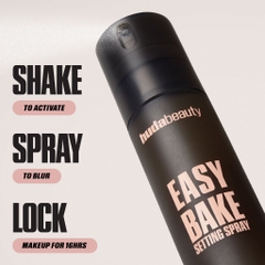 Xịt khóa nền / Xịt khóa makeup Huda Beauty Easy Bake Blurring Setting Spray with 16 hour wear