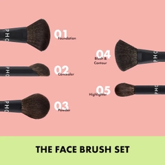 Bộ 5 cây cọ Sephora Collection The Face Brush Set