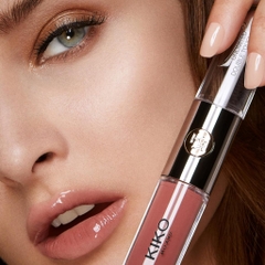 Set 3 son kem Kiko Milano UNLIMITED DOUBLE TOUCH tone màu Nude Attitude không lem không trôi