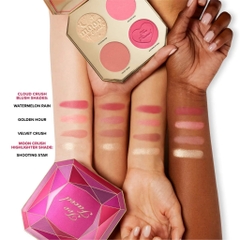 Bảng phấn má hồng bắt sáng Too Faced Jewel Crush Blush & Highlighter Face Palette bản giới hạn