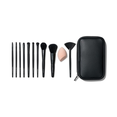 Bộ 10 cây cọ ELF Full Face & Eye Makeup Brush Set kèm túi và bông mút