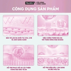 Kem chống nắng FRANKLY Bright Up Sun hỗ trợ nâng tông kiềm dầu SPF 50+ PA++++ 50ml