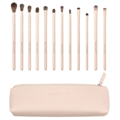 Bộ 12 cọ mắt Beauty Creations Nude X kèm túi đựng