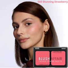 Bảng má hồng kết hợp dạng kem và phấn Catrice Blush Affair Cream & Powder Palette 6g