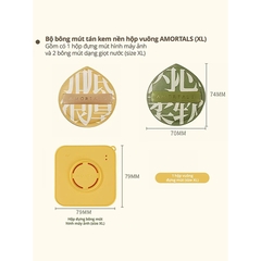 Bộ bông mút trang điểm Amortals